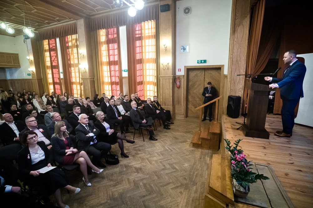 Sesja popularnonaukowa w Liceum Ogólnokształcącym im. dr Władysława Gębika w Kwidzynie – 10 listopada 2022. Fot. Sławek Kasper (IPN)