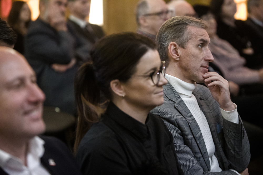 Sesja popularnonaukowa w Liceum Ogólnokształcącym im. dr Władysława Gębika w Kwidzynie – 10 listopada 2022. Fot. Sławek Kasper (IPN)