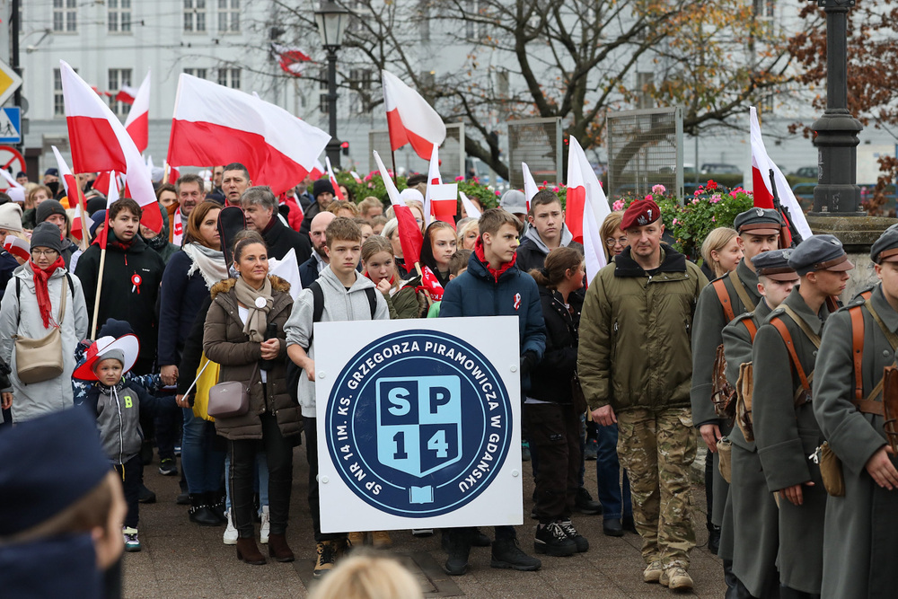 10. Siedlecka Parada Niepodległości – Gdańsk, 11 listopada 2022. Fot. Mikołaj Bujak (IPN)