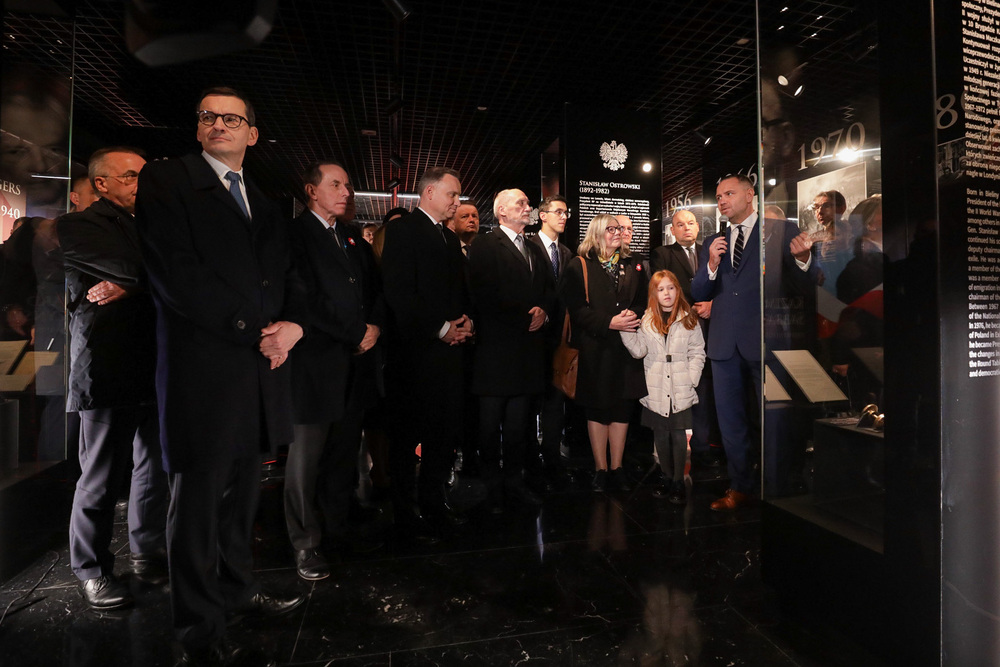 Uroczyste otwarcie Izby Pamięci Prezydentów RP na Uchodźstwie – Warszawa, 12 listopada 2022. Fot. Mikołaj Bujak (IPN)