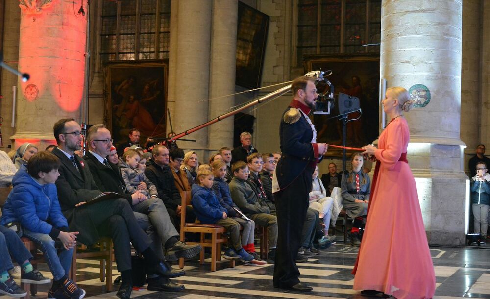 Koncert pieśni patriotycznych w Brukseli. Anna Fedyniak-Kołodziej i Grzegorz Kołodziej – 13 listopada 2022. Fot. Małgorzata Matysek (IPN)