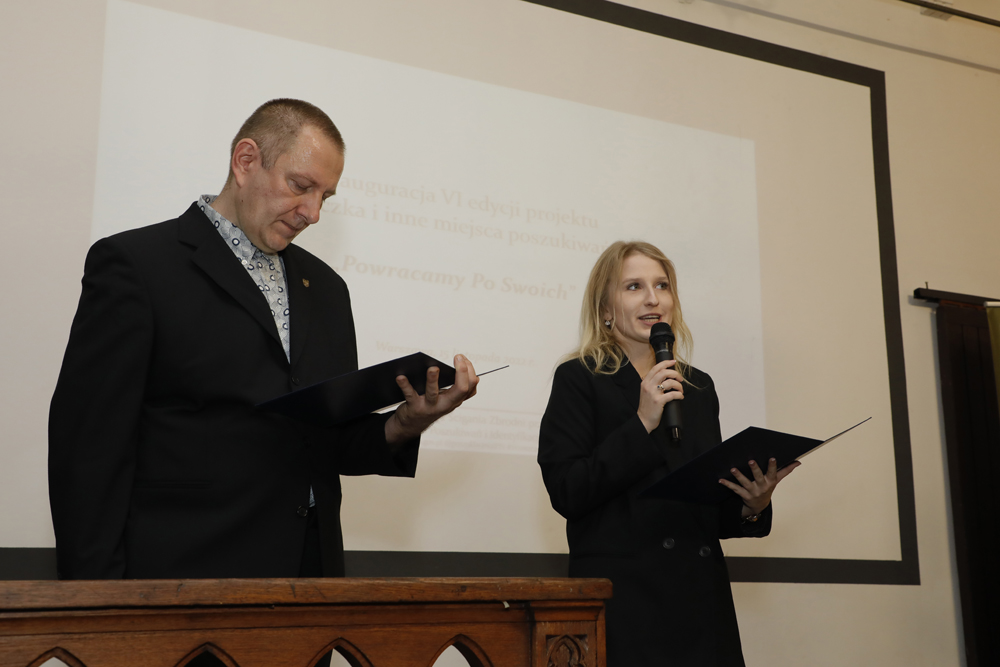 Inauguracja VI mazowieckiej edycji projektu edukacyjnego IPN „Łączka i inne miejsca poszukiwań” – Warszawa, 15 listopada 2022. Fot. Piotr Życieński (IPN)