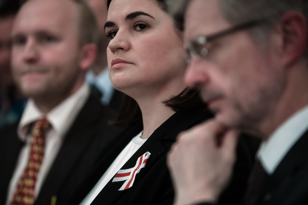 Gala poprzedzająca obrady. Na pierwszym planie Swiatłana Cichanouska. Fot. Sławek Kasper (IPN)