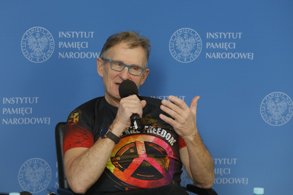 Jerzy Górski, triathlonista. Fot. Piotr Życieński (IPN)