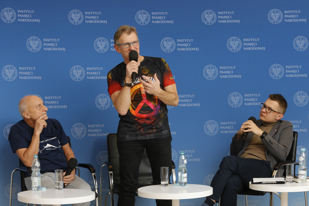 Spotkanie „Najlepszy” z cyklu „Tytani sportu” – Warszawa, 21 listopada 2022. Fot. Piotr Życieński (IPN)