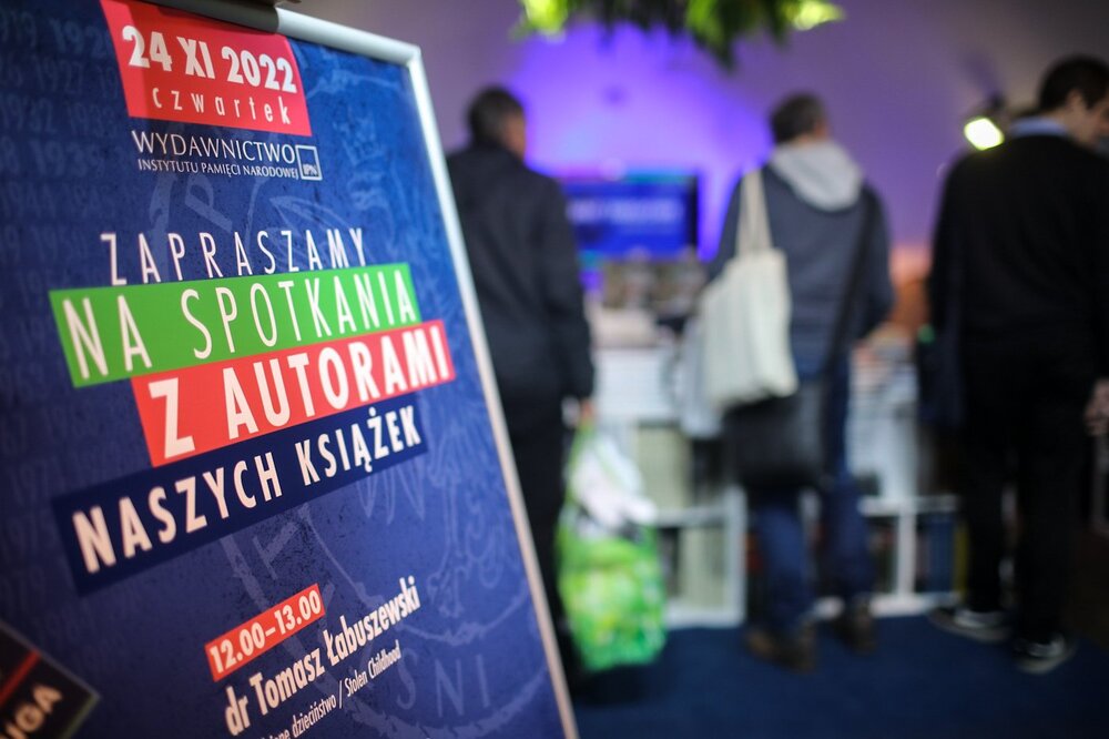 Instytut Pamięci Narodowej na XXX Targach Książki Historycznej w Warszawie – 24 listopada 2022. Fot. Sławek Kasper (IPN)