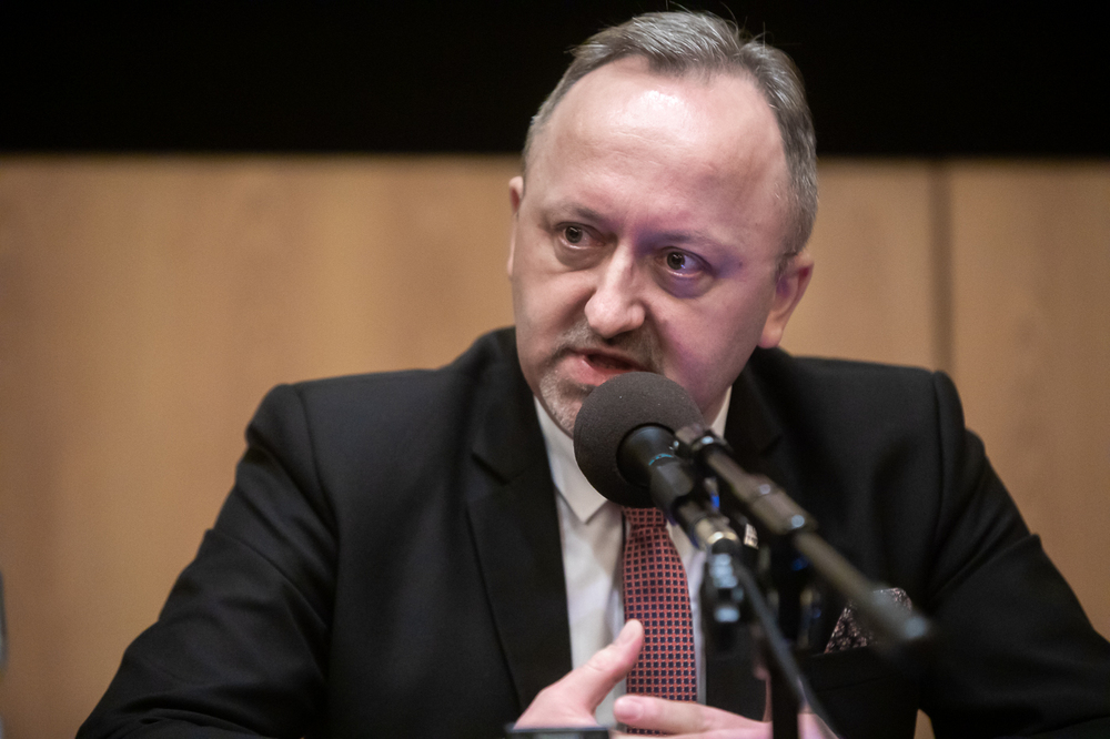 Dr hab. Karol Polejowski, wiceprezes IPN  – Warszawa, XXX Targi Książki Historycznej, 24 listopada 2022. Fot. Sławek Kasper (IPN)