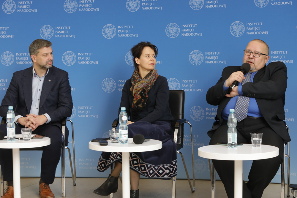 Spotkanie „Germanizacja i sowietyzacja polskich dzieci w latach II wojny światowej” z cyklu „Między mitem a rzeczywistością – najważniejsze wydarzenia XX wieku” – 23 listopada 2022. Fot. Piotr Życieński (IPN)