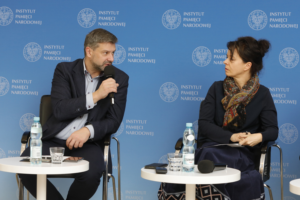 Spotkanie „Germanizacja i sowietyzacja polskich dzieci w latach II wojny światowej” z cyklu „Między mitem a rzeczywistością – najważniejsze wydarzenia XX wieku” – 23 listopada 2022. Fot. Piotr Życieński (IPN)