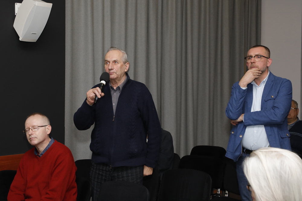 Dyskusja „Relacje polsko-ukraińskie w okresie 1918-1945” z cyklu „Historia zza kulis” – Warszawa, 28 listopada 2022. Fot. Piotr Życieński (IPN)