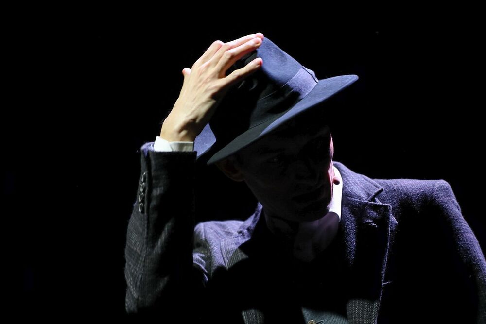 Spektakl „Obywatel Junod”  – Teatr Syrena w Warszawie, 29 listopada 2022. Fot. Mikołaj Bujak (IPN)