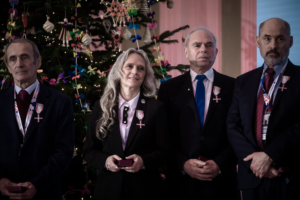 Krzyże Wolności i Solidarności dla działaczy „Solidarności” rolniczej i Duszpasterstwa Rolników – Warszawa, 2 grudnia 2022. Fot. Sławek Kasper (IPN)