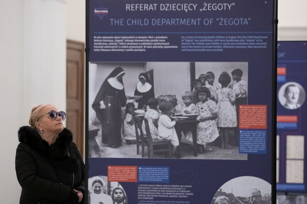 Wystawa Instytutu Pamięci Narodowej „»Żegota« – Rada Pomocy Żydom” – Warszawa, 2 grudnia 2022. Fot. Mikołaj Bujak (IPN)