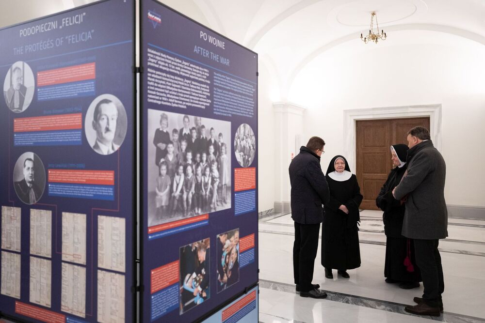 Wystawa Instytutu Pamięci Narodowej „»Żegota« – Rada Pomocy Żydom” – Warszawa, 2 grudnia 2022. Fot. Mikołaj Bujak (IPN)