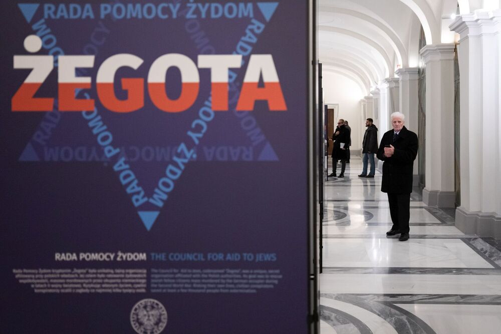 Wystawa Instytutu Pamięci Narodowej „»Żegota« – Rada Pomocy Żydom” – Warszawa, 2 grudnia 2022. Fot. Mikołaj Bujak (IPN)