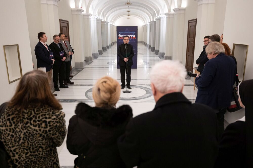 Wystawa Instytutu Pamięci Narodowej „»Żegota« – Rada Pomocy Żydom” – Warszawa, 2 grudnia 2022. Fot. Mikołaj Bujak (IPN)