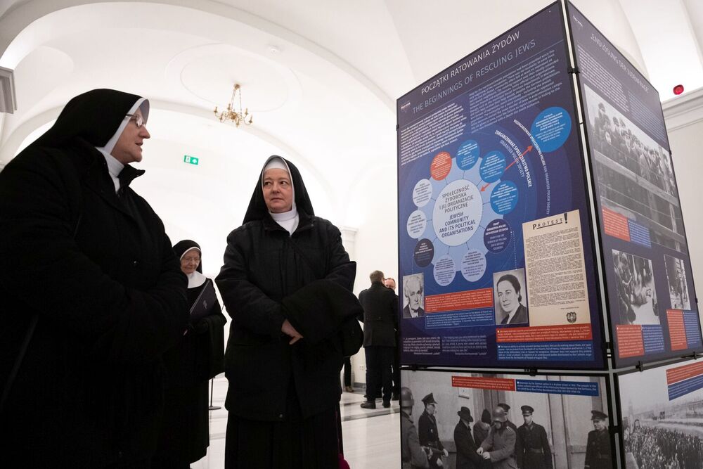 Wystawa Instytutu Pamięci Narodowej „»Żegota« – Rada Pomocy Żydom” – Warszawa, 2 grudnia 2022. Fot. Mikołaj Bujak (IPN)