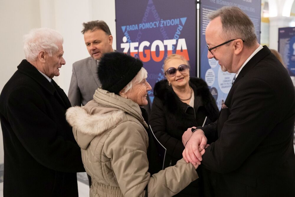 Wystawa Instytutu Pamięci Narodowej „»Żegota« – Rada Pomocy Żydom” – Warszawa, 2 grudnia 2022. Fot. Mikołaj Bujak (IPN)