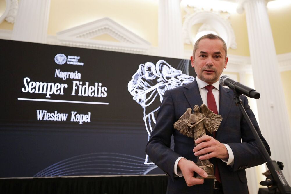 Uroczysta gala wręczenia nagród Instytutu Pamięci Narodowej „Semper Fidelis” – Warszawa, 5 grudnia 2022. Fot. Mikołaj Bujak (IPN)