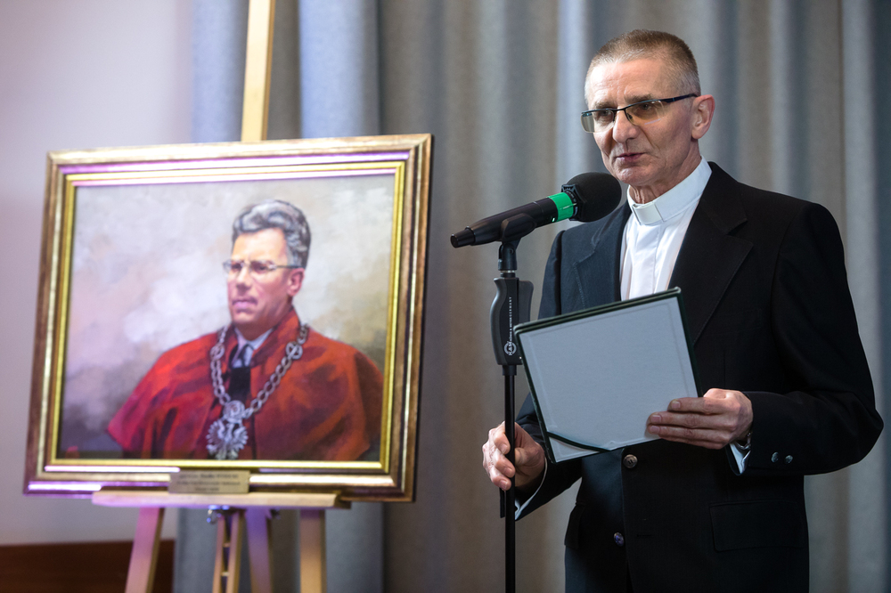 Ks. dr hab. Waldemar Gliński, prof. UKSW. Jubileusz prof. Wiesława Jana Wysockiego – Warszawa, 6 grudnia 2022. Fot. Sławek Kasper (IPN)