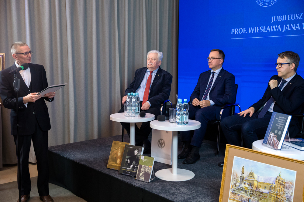 Dyskusja panelowa. Jubileusz prof. Wiesława Jana Wysockiego – Warszawa, 6 grudnia 2022. Fot. Sławek Kasper (IPN)