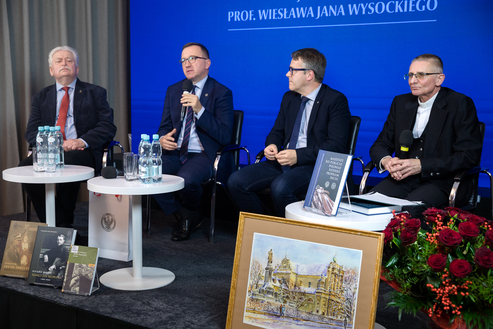 Dyskusja panelowa. Jubileusz prof. Wiesława Jana Wysockiego – Warszawa, 6 grudnia 2022. Fot. Sławek Kasper (IPN)