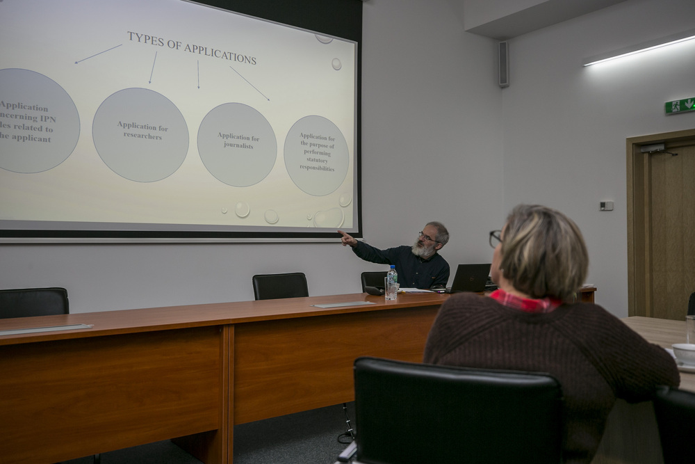 Wizyta dr Susan Pethe z Bundesarchiv w Archiwum IPN – Warszawa, 8 grudnia 2022. Fot. Katarzyna Adamów (IPN)