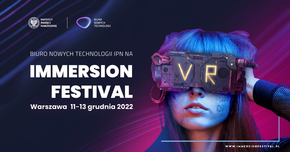 „Gra Szyfrów” na Immersion Festival w Warszawie w dniach 11–13 grudnia 2022