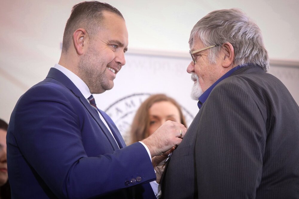 Uroczystość wręczenia Krzyży Wolności i Solidarności działaczom opozycji niepodległościowej – Warszawa, 13 grudnia 2022. Fot. Sławek Kasper (IPN)