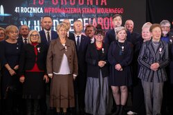 Uroczystość wręczenia Krzyży Wolności i Solidarności działaczom opozycji niepodległościowej – Warszawa, 13 grudnia 2022. Fot. Sławek Kasper (IPN)