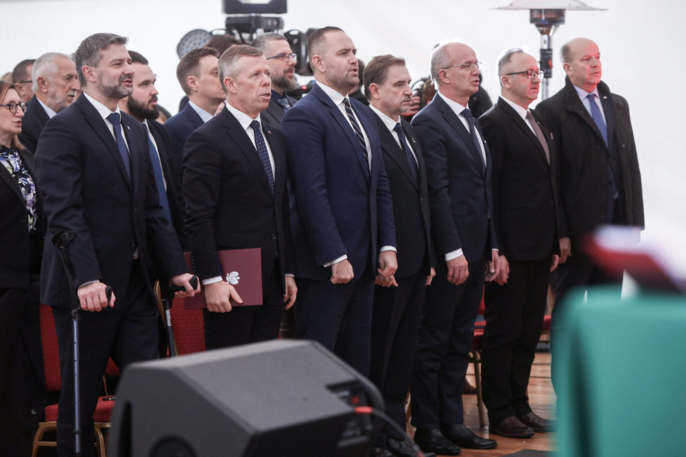 Uroczystość wręczenia Krzyży Wolności i Solidarności działaczom opozycji niepodległościowej – Warszawa, 13 grudnia 2022. Fot. Sławek Kasper (IPN)