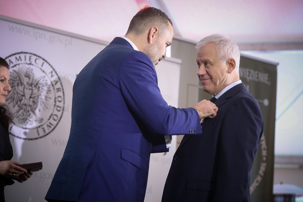 Uroczystość wręczenia Krzyży Wolności i Solidarności działaczom opozycji niepodległościowej – Warszawa, 13 grudnia 2022. Fot. Sławek Kasper (IPN)