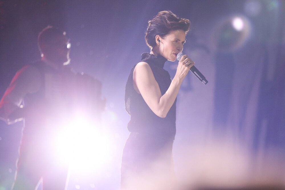 „Kryptonim »Jodła«” – widowisko w 41. rocznicę wprowadzenia stanu wojennego – Warszawa, 13 grudnia 2022. Fot. Mikołaj Bujak (IPN)