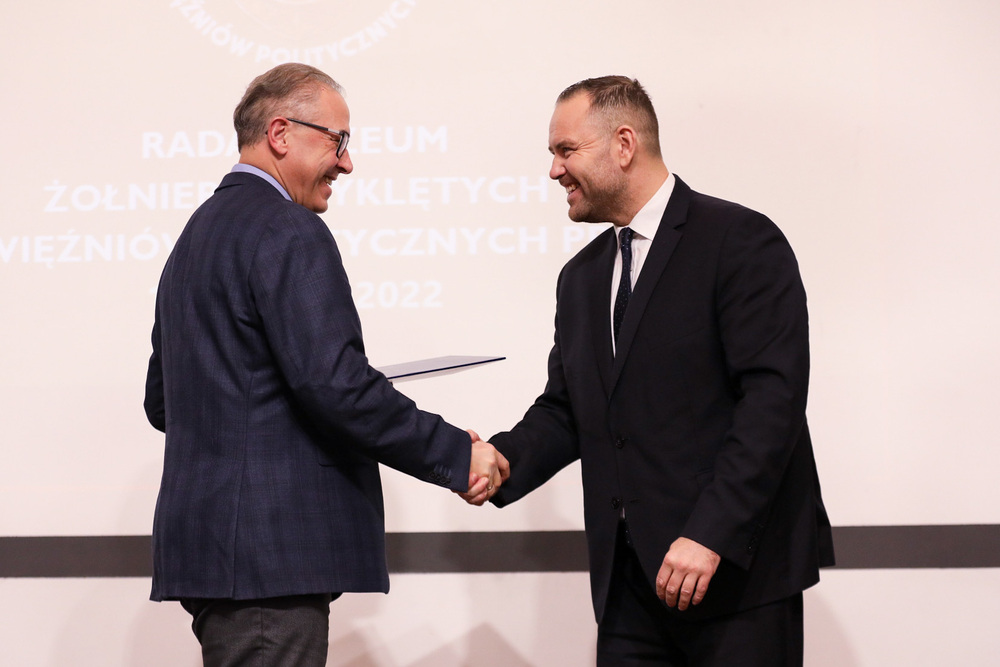 Wręczenie nominacji do Rady Muzeum Żołnierzy Wyklętych i Więźniów Politycznych PRL – Warszawa, 14 grudnia 2022. Fot. Mikołaj Bujak (IPN)