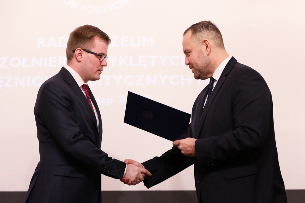 Wręczenie nominacji do Rady Muzeum Żołnierzy Wyklętych i Więźniów Politycznych PRL – Warszawa, 14 grudnia 2022. Fot. Mikołaj Bujak (IPN)