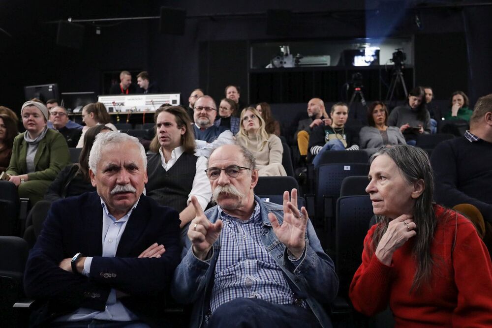 Premiera filmu fabularnego „Czarny sufit” o Józefie Mackiewiczu – Warszawa, 14 grudnia 2022. Fot. Mikołaj Bujak (IPN)