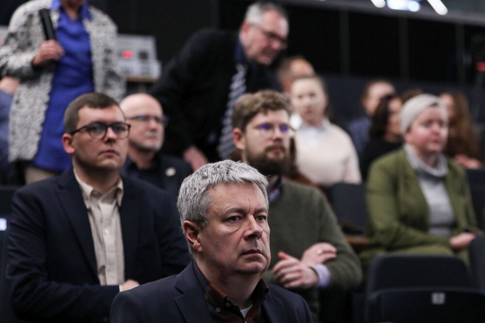 Premiera filmu fabularnego „Czarny sufit” o Józefie Mackiewiczu – Warszawa, 14 grudnia 2022. Fot. Mikołaj Bujak (IPN)