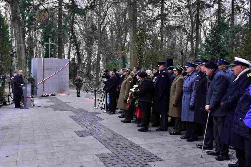 Odsłonięcie pomnika Ofiar Grudnia 1970 r. – Szczecin, 16 grudnia 2022. Fot. Marcin Manowski (IPN)