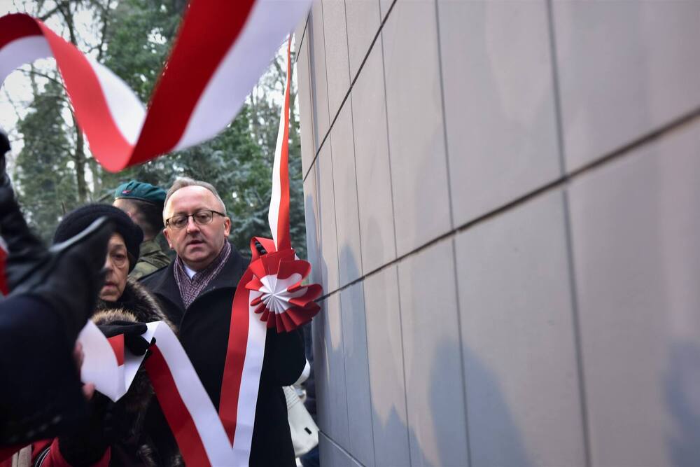 Odsłonięcie pomnika Ofiar Grudnia 1970 r. – Szczecin, 16 grudnia 2022. Fot. Marcin Manowski (IPN)