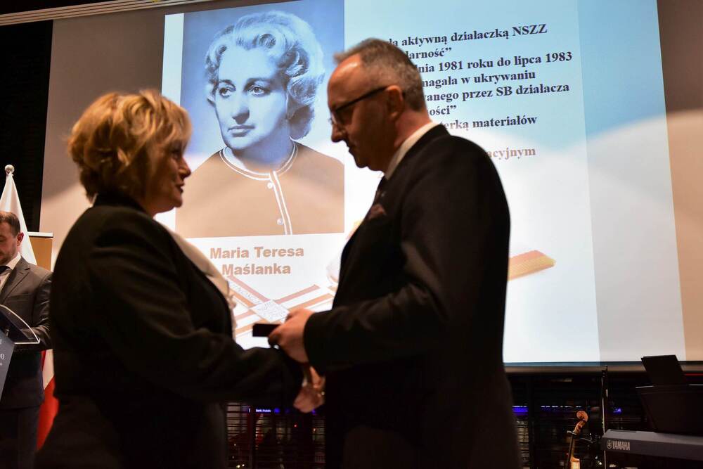 Uroczystość wręczenia Krzyży Wolności i Solidarności – Szczecin, 16 grudnia 2022. Fot. Marcin Manowski (IPN)