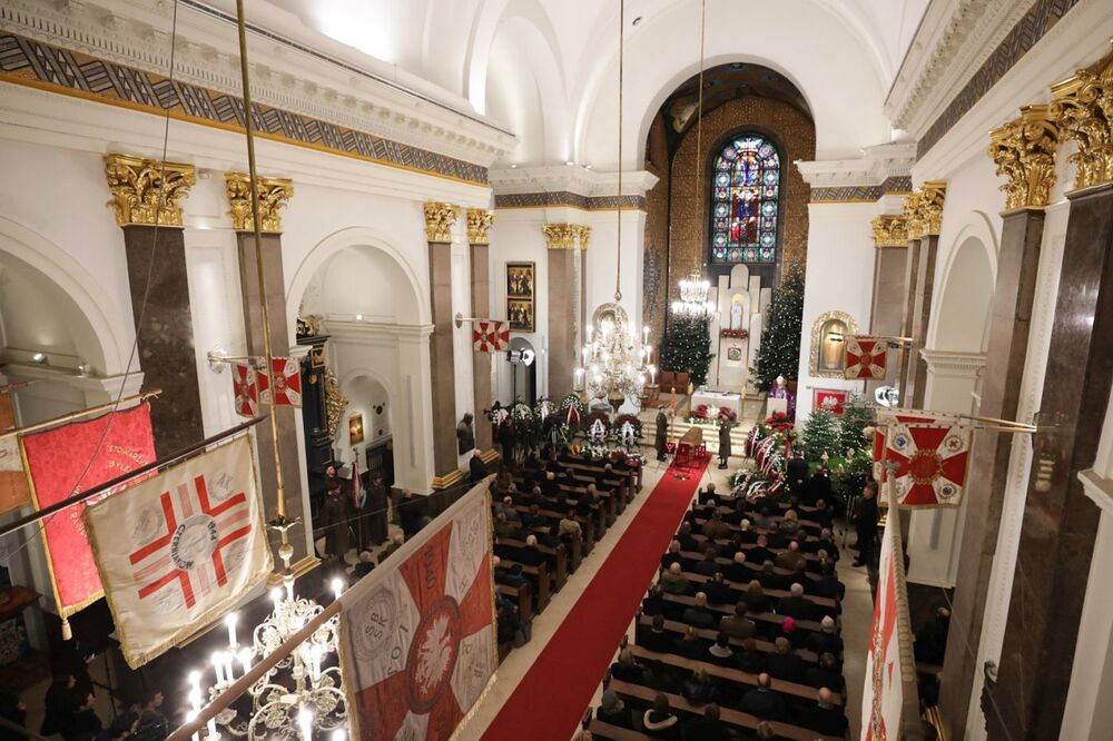 Pożegnanie prof. Zbigniewa Wawra, dyrektora Muzeum Łazienki Królewskie w Warszawie – 29 grudnia 2022. Fot. Mikołaj Bujak (IPN)