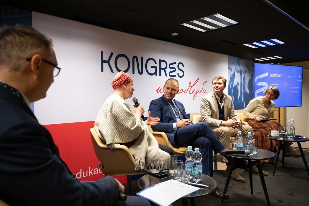 Dyskusja „Polski soft power w świetle wyzwań geopolitycznych” podczas Kongresu „Niepodległa” – Warszawa, 12 stycznia 2023. Fot. Mikołaj Bujak (IPN)