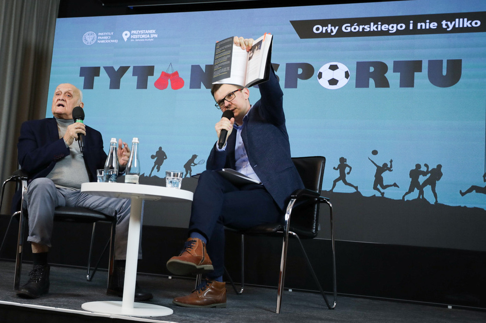 Spotkanie „Orły Górskiego i nie tylko” z cyklu „Tytani sportu” – Warszawa, 16 stycznia 2023. Fot. Mikołaj Bujak (IPN)