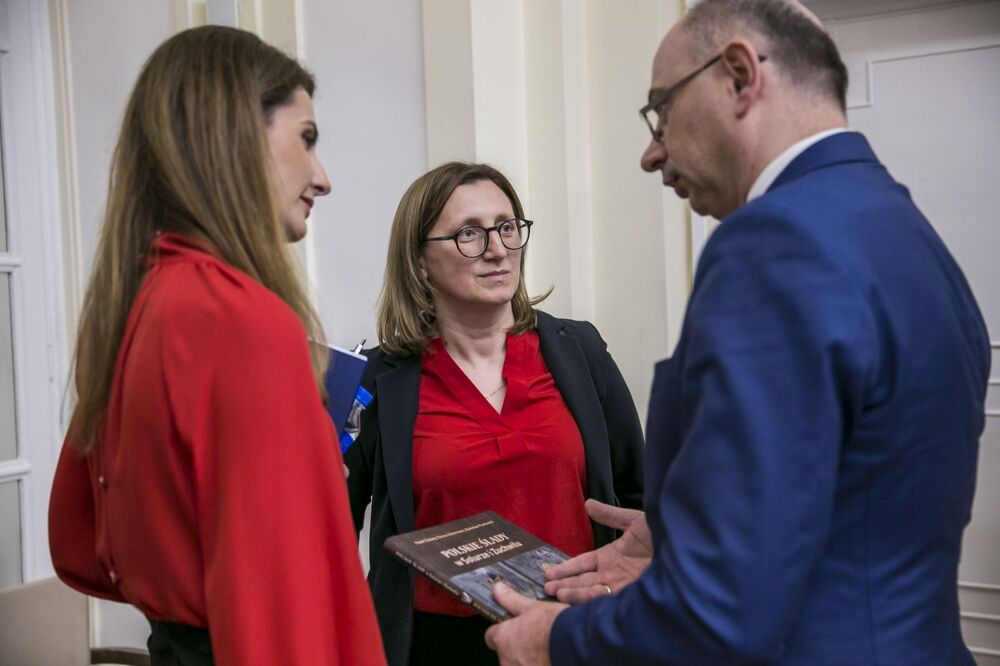 Promocja albumu „Polskie ślady w Solurze i Zuchwilu / Polnische spuren in Solothurn und Zuchwil” – Warszawa, 18 stycznia 2023. Fot. Katarzyna Adamów (IPN)