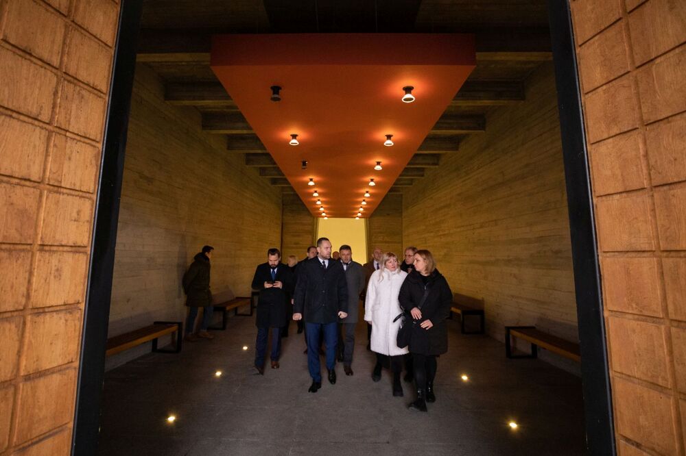 W Kolumbarium w Parku Pamięci Tuskulanum – Wilno, 19 stycznia 2023. Fot. Mikołaj Bujak (IPN)