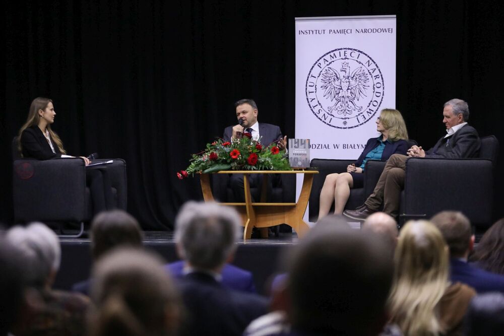 Spotkanie w Domu Kultury Polskiej w Wilnie w ramach „Przystanku Historia IPN Wilno” – 19 stycznia 2023. Fot. Mikołaj Bujak (IPN)