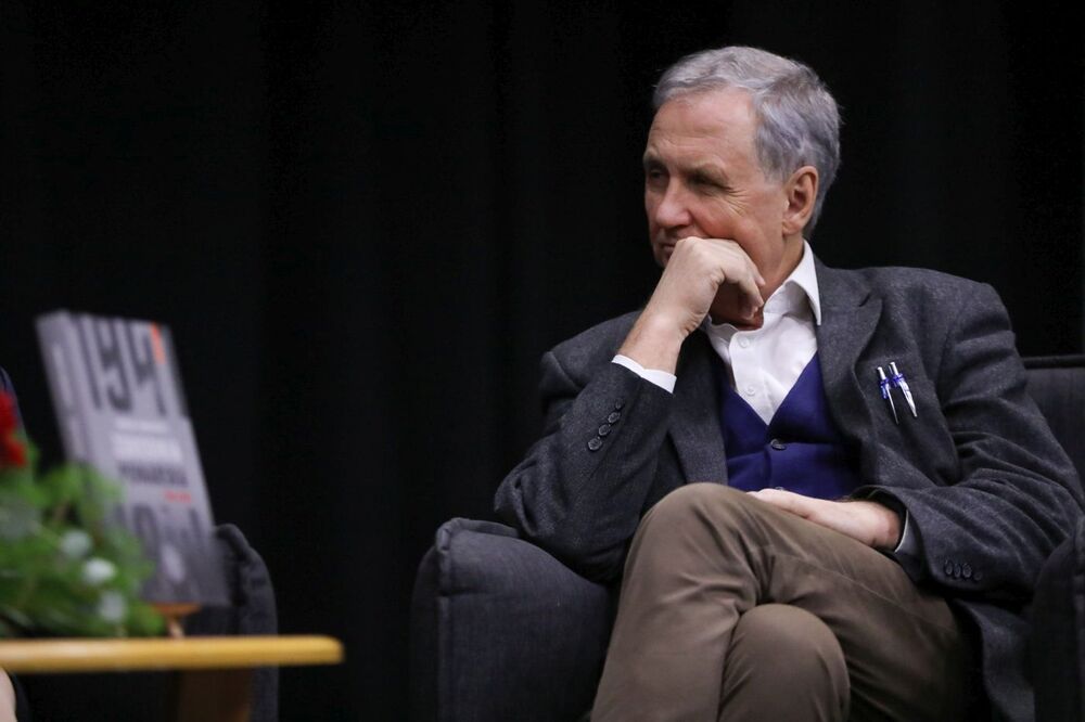 Dr hab. Jarosław Wołkonowski. Spotkanie w Domu Kultury Polskiej w Wilnie w ramach „Przystanku Historia IPN Wilno” – 19 stycznia 2023. Fot. Mikołaj Bujak (IPN)