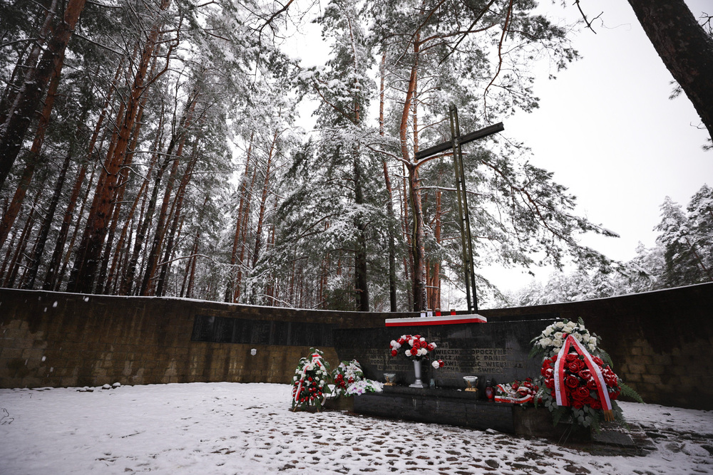 Miejsce pamięci w Ponarach – Ponary, 20 stycznia 2023. Fot. Mikołaj Bujak (IPN)