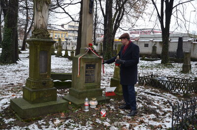 Obchody 160. rocznicy Powstania Styczniowego 1863-2023 – Stary Cmentarz w Rzeszowie. Fot. Katarzyna Gajda-Bator IPN