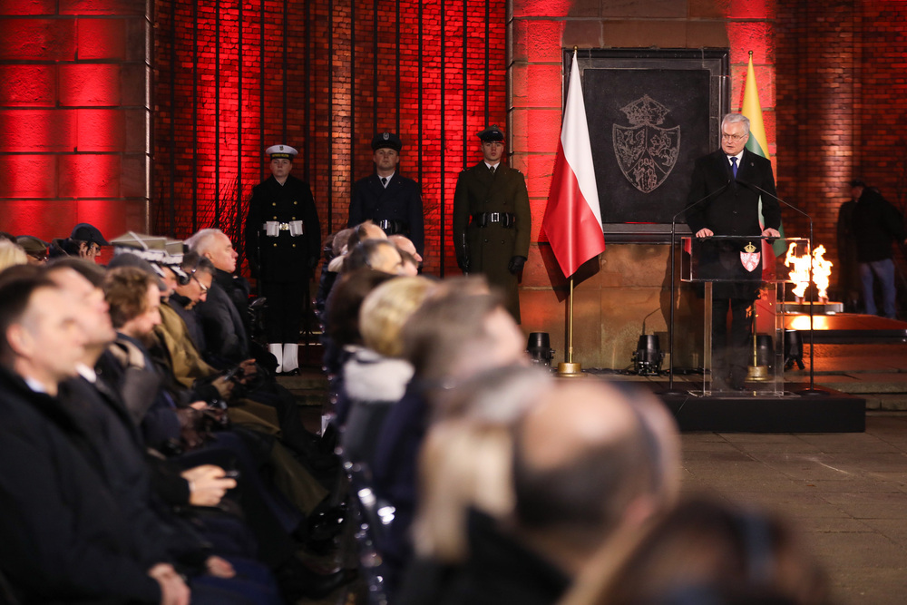 Gitanas Nausėda, prezydent Litwy – Warszawa, 23 stycznia 2023. Fot. Mikołaj Bujak (IPN)